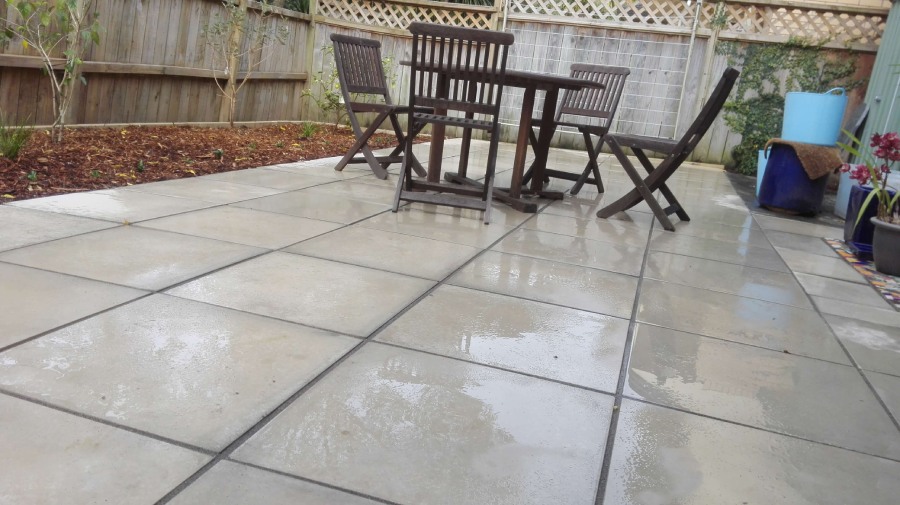 auckland wetcast paving contractors finished project