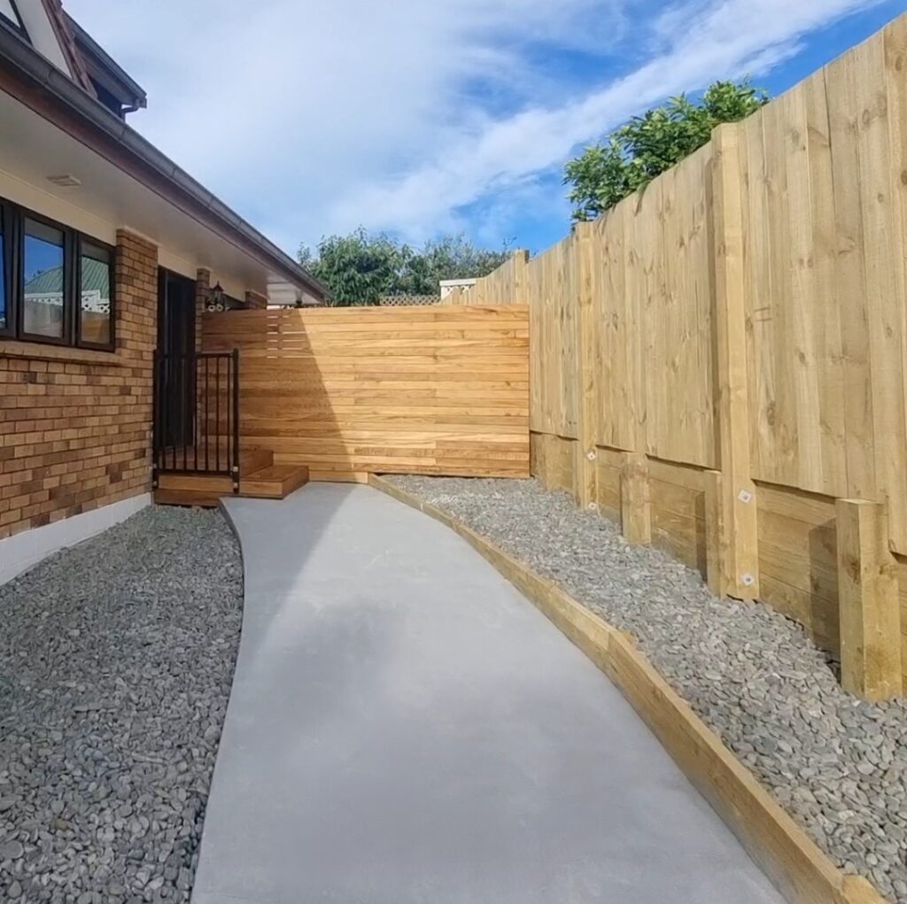 Walls and fence